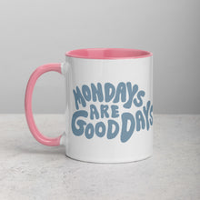 Load image into Gallery viewer, Colorful Groovy Mondays Are Good Days Mug